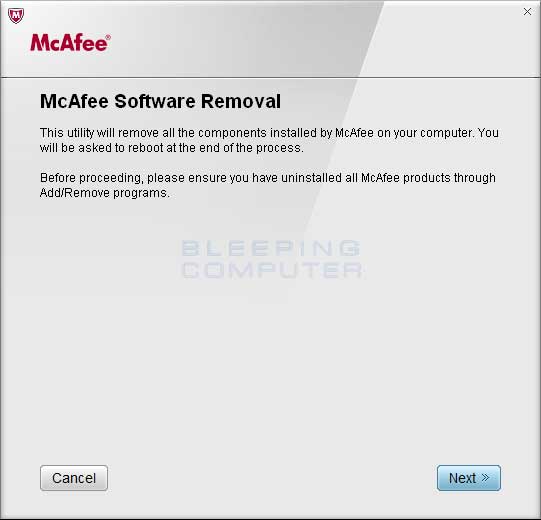 Mcafee Antivirus Removal Tool Download